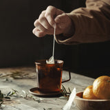 Kinto | Cast Amber Glass with Handle