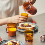 Kinto | Cast Amber Glass