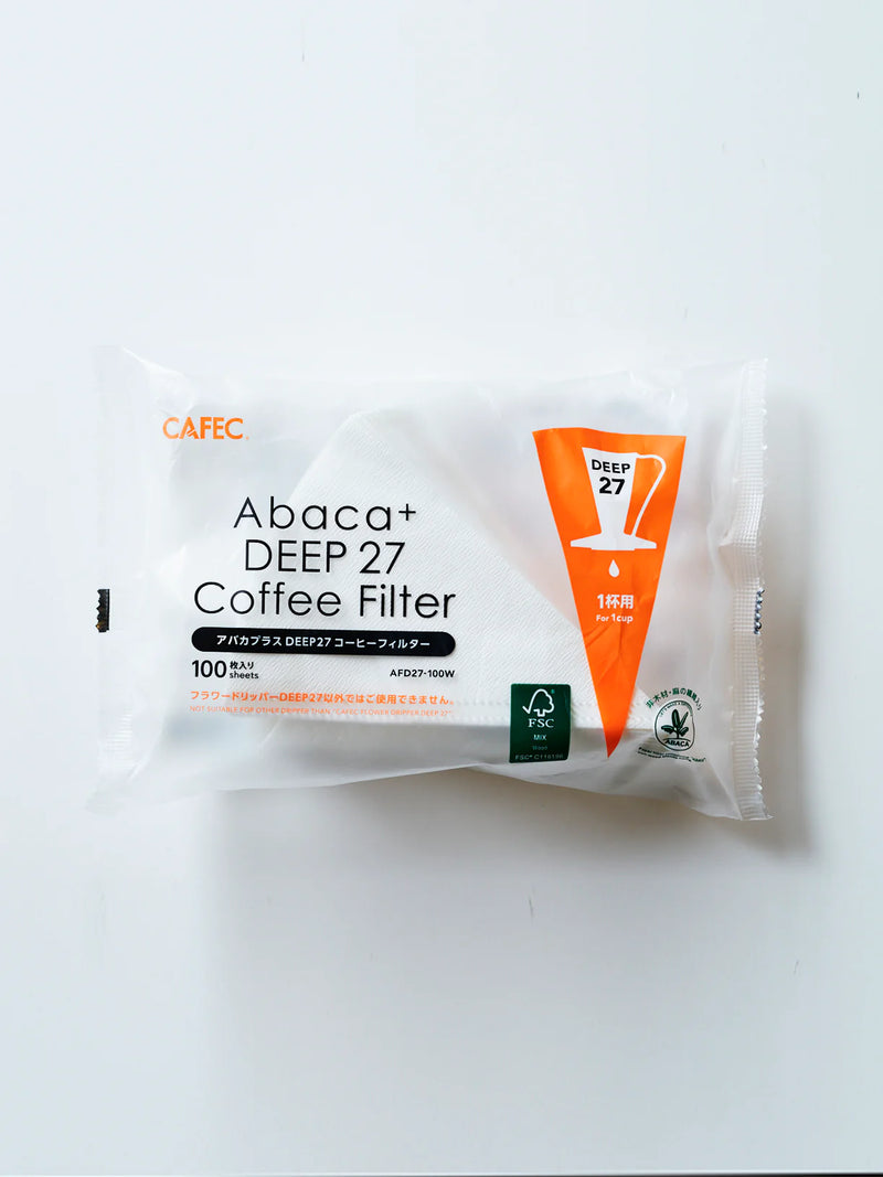 CAFEC | Abaca Plus Deep 27 Coffee Filter