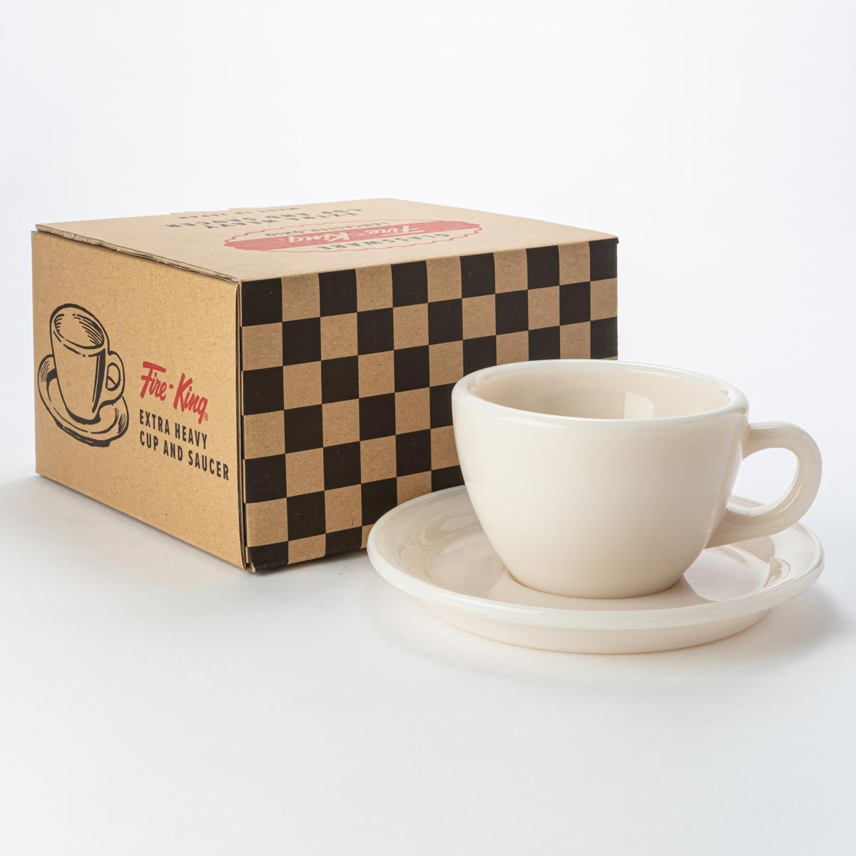 Fire King | Cup & Saucer – Hikari Zakka